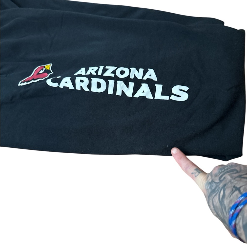 Arizona Cardinals Men’s Majestic Size XL Black Sweatpants NFL Cardinals Football - Picture 11 of 14
